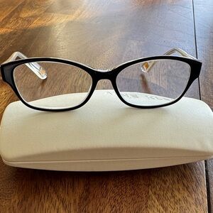 Anne Klein Black Cat-Eye Optical Glasses